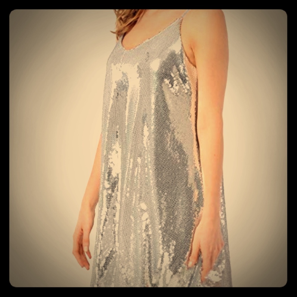 Silver dress xxl